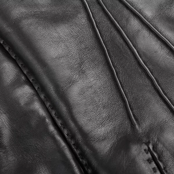 Gloves | Hestra Black Hairsheep Lambskin Lined Gloves