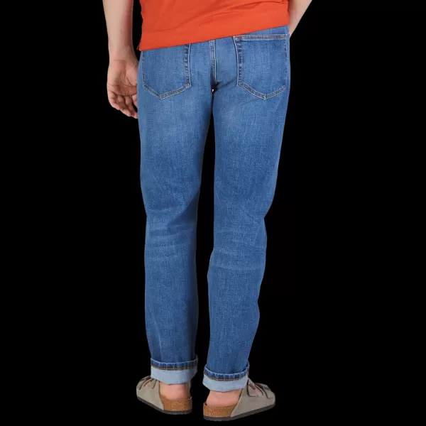 Jeans | Jeanerica Blue Mid-Vintage Cotton Tm005 Jeans