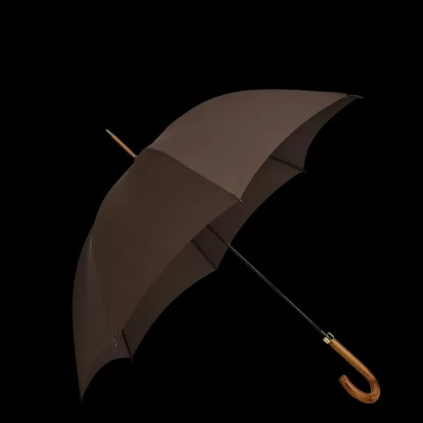 Umbrellas | Fox Umbrellas Brown Light Hardwood Handle Umbrella
