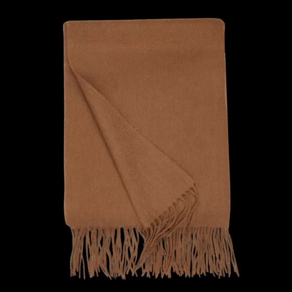 Scarves | Yacaia Brown Superfine Merino Wool Scarf