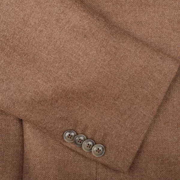 Blazers | Eduard Dressler Camel Brown Wool Cashmere Senderik Blazer