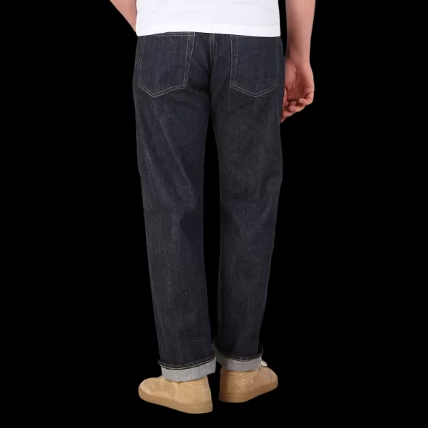 Jeans | Resolute Dark Blue Cotton 711 One Wash Jeans