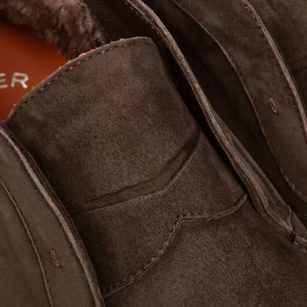 Sneakers | Andrea Ventura Dark Brown Suede Oyster Zenit Slippers