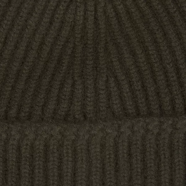 Beanies | Yacaia Dark Green Wool Cashmere Beanie