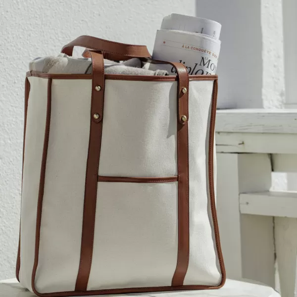 Tote Bags | Frank Clegg Natural Cotton Canvas Market Tote Bag