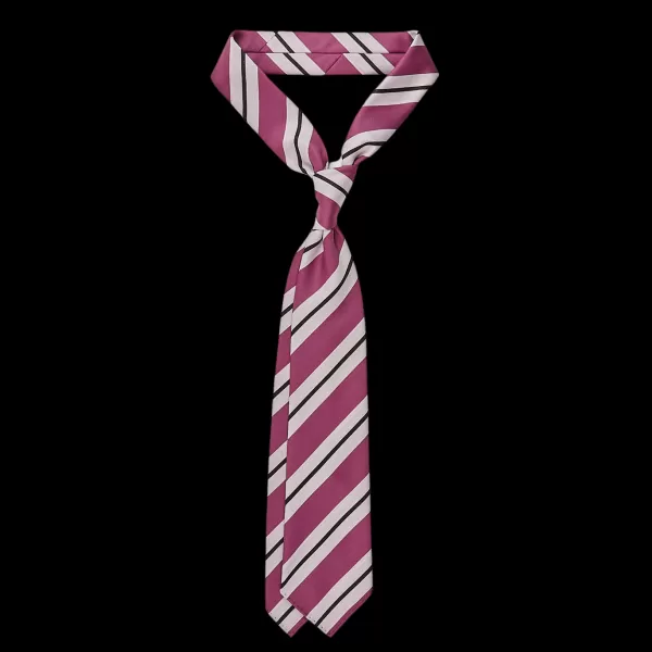 Ties | Dreaming Of Monday Purple Regimental 7-Fold Wool Tie