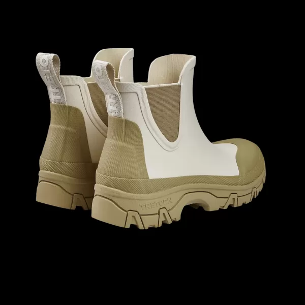 Boots | Tretorn Taupe Beige Garpa Offroad Chelsea Rubber Boots