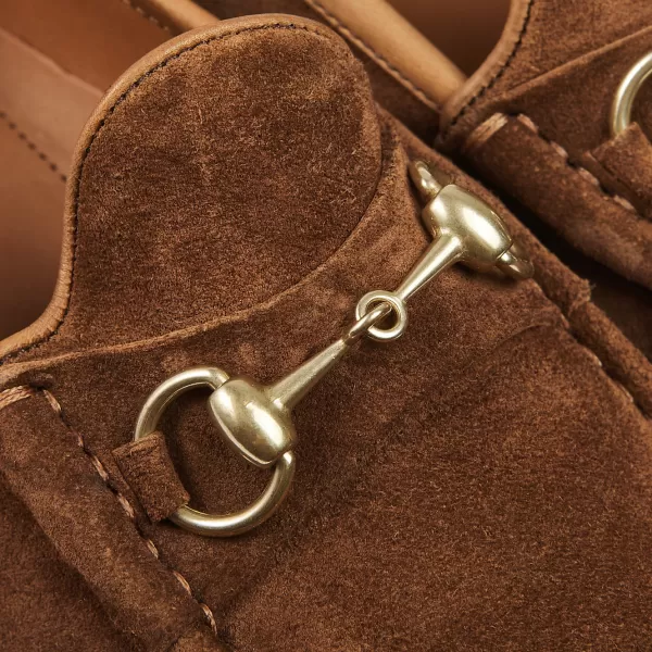 Loafers | Carmina Tobacco Suede Leather Xim Horsebit Loafers